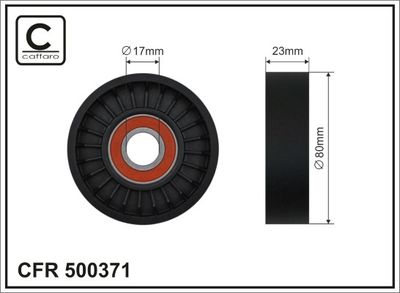 Spriegotājrullītis, Ķīļrievu siksna CAFFARO 500371