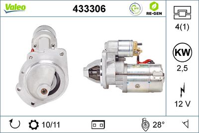 Starteris VALEO 433306