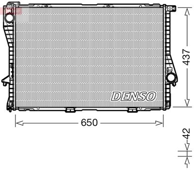 Radiators, Motora dzesēšanas sistēma DENSO DRM05048