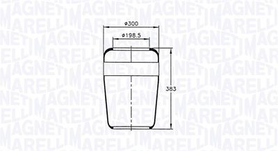 Pneimoatsperes spilvens, Pneimopiekare MAGNETI MARELLI 030607020015