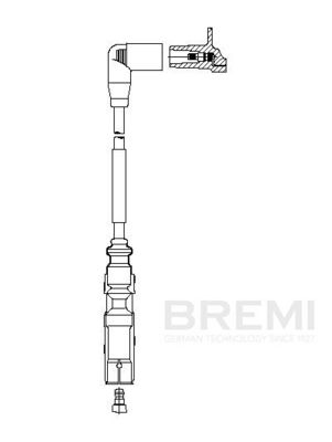 Augstsprieguma vads BREMI 162E27
