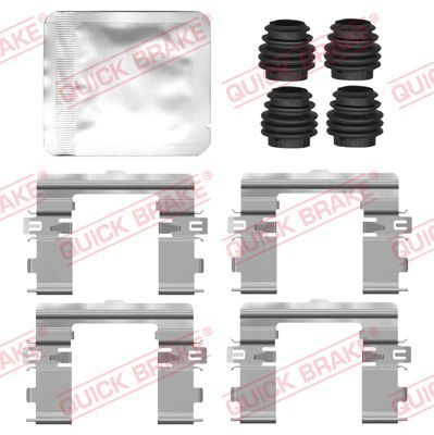 Комплектующие, колодки дискового тормоза QUICK BRAKE 109-0196