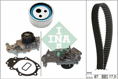 Ūdenssūknis + Zobsiksnas komplekts Schaeffler INA 530 0182 31