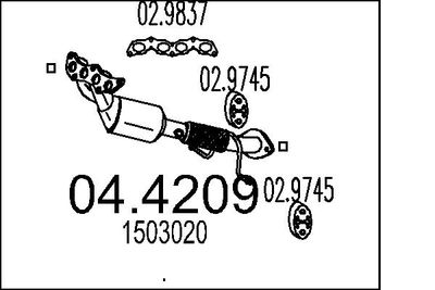 Катализатор MTS 04.4209