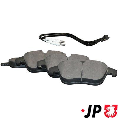 Bremžu uzliku kompl., Disku bremzes JP GROUP 3163600610