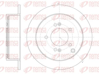 Тормозной диск REMSA 6756.00