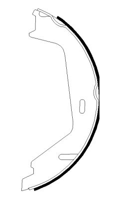 Bremžu loku kompl., Stāvbremze TEXTAR 91081300