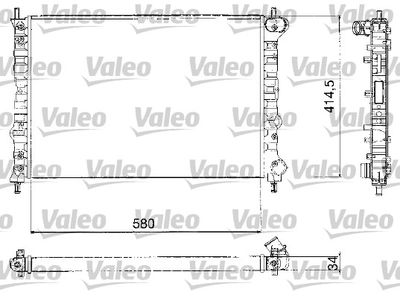 Radiators, Motora dzesēšanas sistēma VALEO 732580