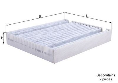 Filtrs, Salona telpas gaiss MAHLE LAK 1151/S