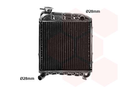 Radiators, Motora dzesēšanas sistēma VAN WEZEL 02002001