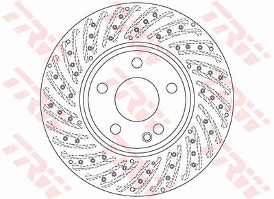Тормозной диск TRW DF6262S
