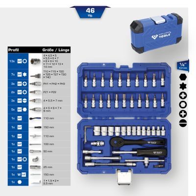 KS TOOLS BT020046 Muciņatslēgu komplekts