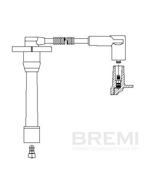 Augstsprieguma vads BREMI 6A41E48