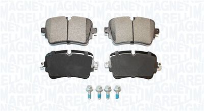 Комплект тормозных колодок, дисковый тормоз MAGNETI MARELLI 363916061279