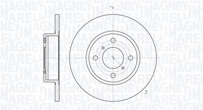 Тормозной диск MAGNETI MARELLI 361302040127