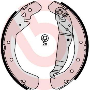 Bremžu loku komplekts BREMBO S 59 525