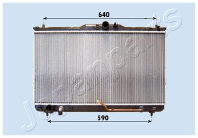 Radiators, Motora dzesēšanas sistēma JAPANPARTS RDA283092