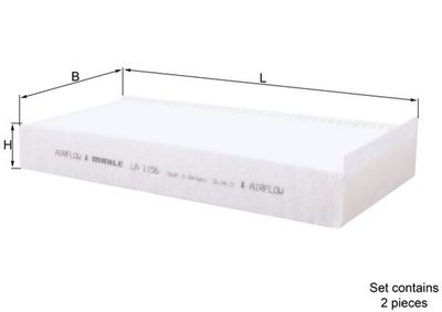 Фильтр, воздух во внутренном пространстве KNECHT LA 1156/S