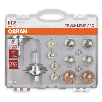 Asortiments, Kvēlspuldzes ams-OSRAM CLK - H7 TSP 24V
