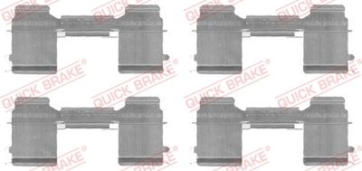 Комплектующие, колодки дискового тормоза QUICK BRAKE 109-1726