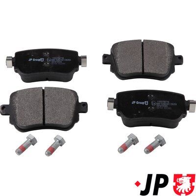 Комплект тормозных колодок, дисковый тормоз JP GROUP 1163708710