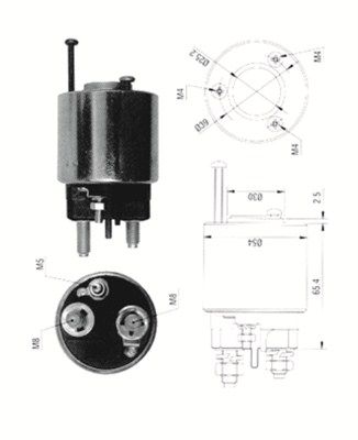 Ievilcējrelejs, Starteris MAGNETI MARELLI 940113050372