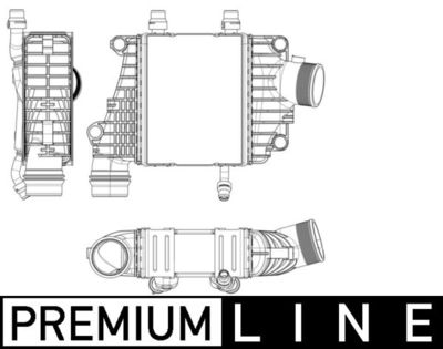Интеркулер MAHLE CI 410 000P