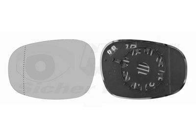 Spoguļstikls, Ārējais atpakaļskata spogulis VAN WEZEL 0667835