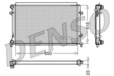 Radiators, Motora dzesēšanas sistēma DENSO DRM32018