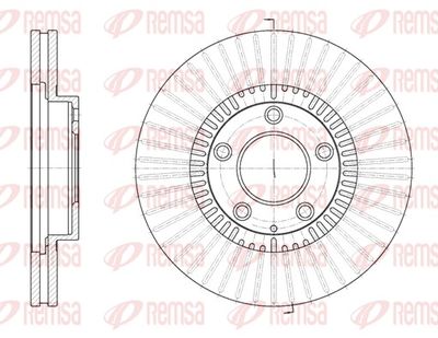 Тормозной диск REMSA 6898.10