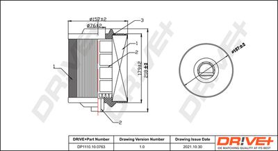 Воздушный фильтр Dr!ve+ DP1110.10.0763