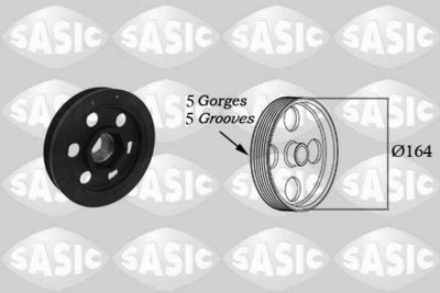 Ременный шкив, коленчатый вал SASIC 2156061