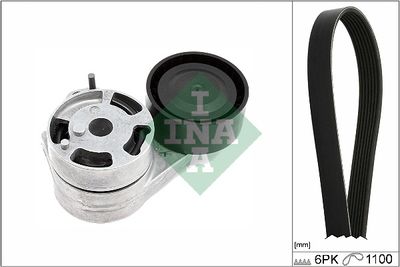 Ķīļrievu siksnu komplekts Schaeffler INA 529 0576 10