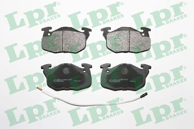 Комплект тормозных колодок, дисковый тормоз LPR 05P1108