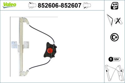 Стеклоподъемник VALEO 852606