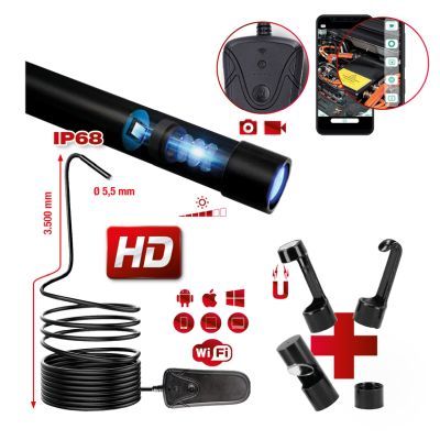 Videoendoskopa komplekts KS TOOLS 550.7560