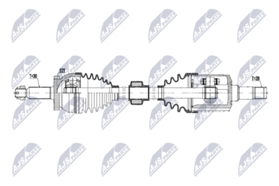 Приводной вал NTY NPW-HY-668