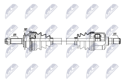 Приводной вал NTY NPW-HY-645