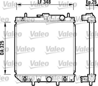 Radiators, Motora dzesēšanas sistēma VALEO 734210