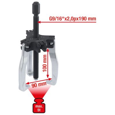 Iekšējais/Ārējais novilcējs KS TOOLS 640.4204