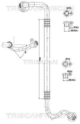 Augst-/Zemspiediena cauruļvads, Gaisa kond. sist. TRISCAN 9010 28028