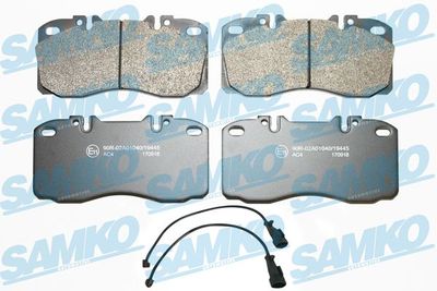 Bremžu uzliku kompl., Disku bremzes SAMKO 5SP1164A