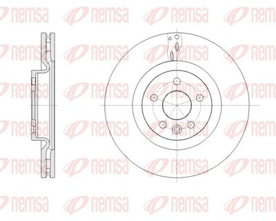 Bremžu diski REMSA 61786.10