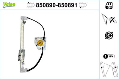 Стеклоподъемник VALEO 850890