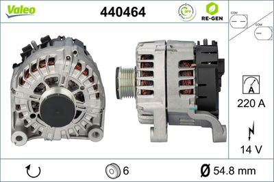 Генератор VALEO 440464