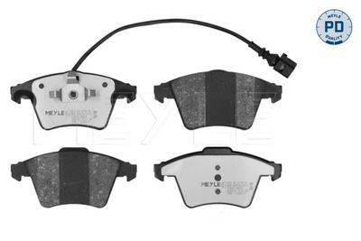 Bremžu uzliku kompl., Disku bremzes MEYLE 025 237 4719/PD