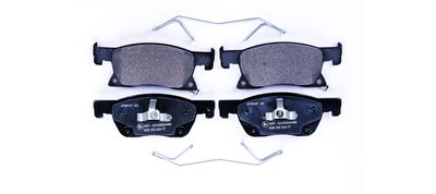 Комплект тормозных колодок, дисковый тормоз HELLA 8DB 355 024-771