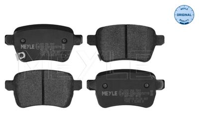 Комплект тормозных колодок, дисковый тормоз MEYLE 0252597317