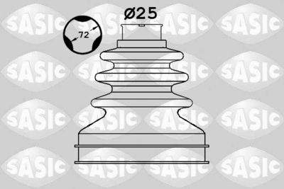 Комплект пыльника, приводной вал SASIC 1906087
