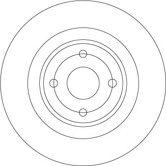 Тормозной диск TRW DF6974